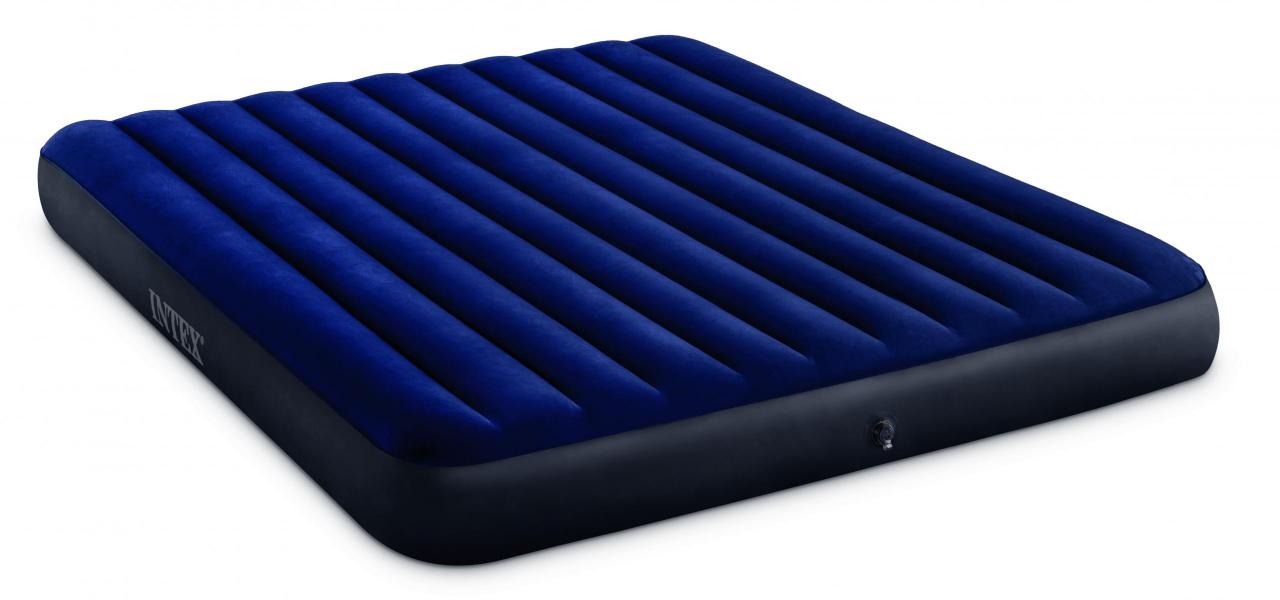 Матрас-велюр синий(183х203х25) 2 шт/упак 64755